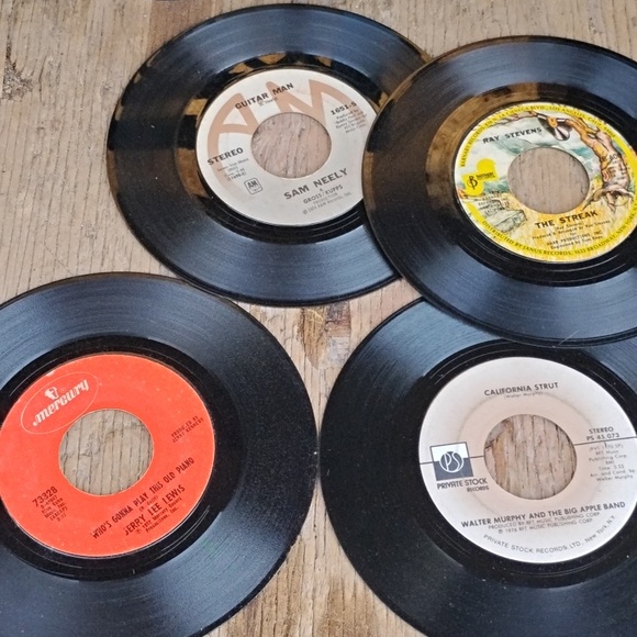 Vinyl 45 RPM Record Collection - Black(35 Total - Picture 7 of 8